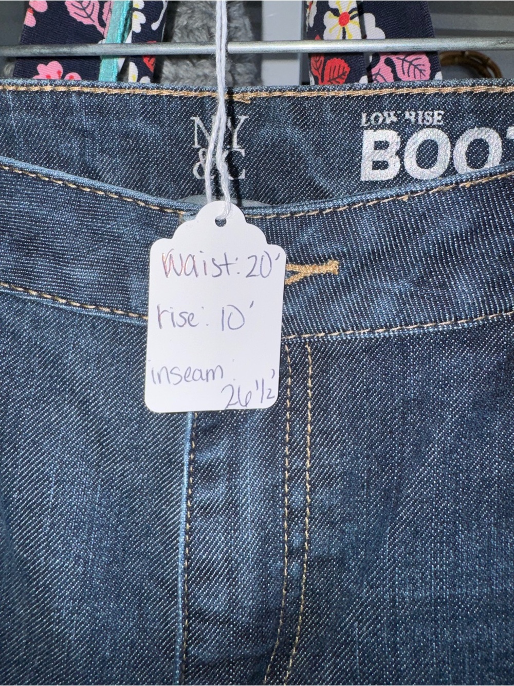 New York & Company Low Rise Bootcut Curvy Denim Jeans - Picture 4 of 5